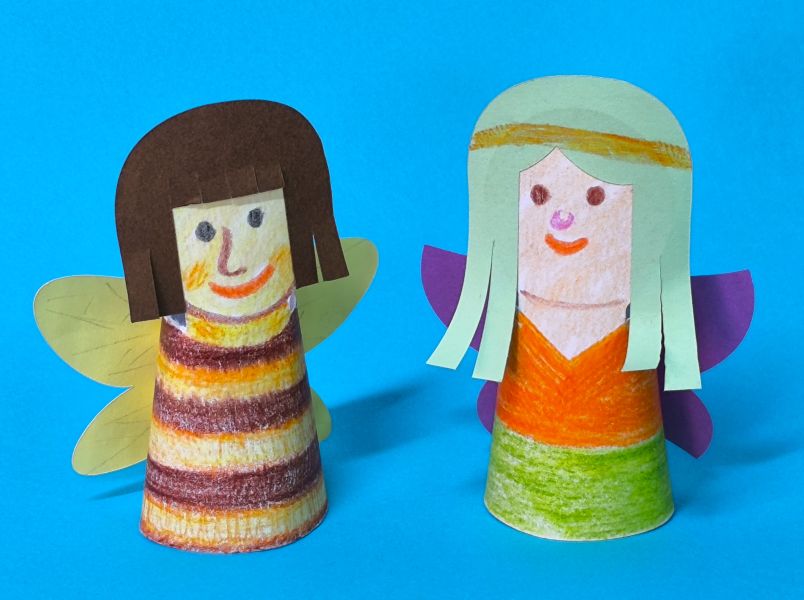 Prstoví maňásci z papíru